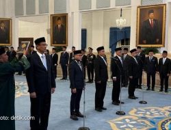 Prabowo Lantik 5 Menteri Hasil Reshuffle, 2 Menteri Kosong
