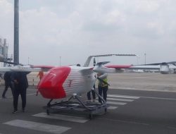 Drone Kargo Listrik Buatan Anak Negeri Sukses Uji Terbang di BIJB Kertajati