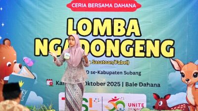 Dorong Pelestarian Budaya, Puluhan Siswa SD di Subang Ikut Lomba Ngadongeng Sunda