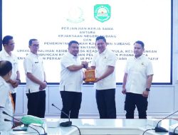 Pemkab Subang dan Kejari Subang Tandatangani MoU Penguatan Penanganan Hukum