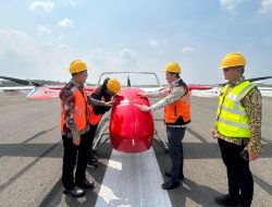 Anggota DPR RI Apresiasi Uji Terbang Perdana Drone Kargo Listrik DF-L100 di BIJB Kertajati Majalengka 