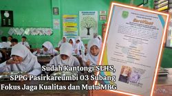 Kantongi SLHS, SPPG Pasirkareumbi 03 Subang Fokus Jaga Kualitas dan Mutu MBG