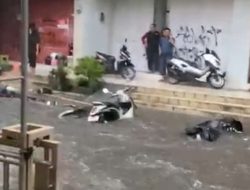 Hujan Deras Sebabkan Genangan di Sejumlah Ruas Jalan Kota Tasikmalaya