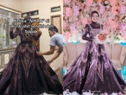 Cinta Ayah dalam Setiap Benang, Kisah di Balik Gaun Pengantin Viral dari Garut yang Bikin Haru