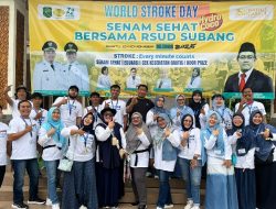 Peringati World Stroke Day, RSUD Subang Ajak Warga Waspadai Gejala Stroke Lewat Senam Sehat di Alun-Alun