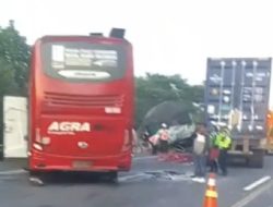 Kecelakaan Beruntun Libatkan Empat Kendaraan di KM 73 Tol Cipali, Tidak Ada Korban Jiwa