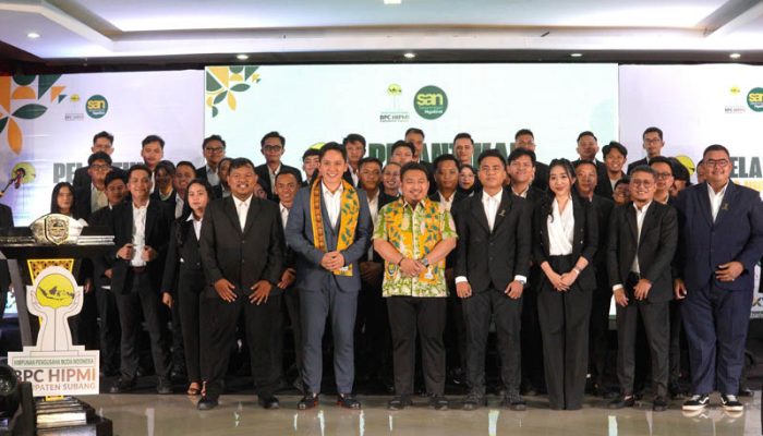 Resmi Dilantik, Pengurus HIPMI Subang Didorong Jadi Motor Penggerak Ekonomi KREATIF dan UMKM