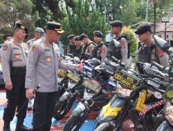 Jelang Nataru, Polres Subang Periksa Puluhan Kendaraan Dinas