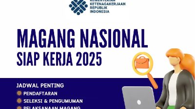 Pendaftaran Magang Nasional 2025 Batch 3 Dibuka, Kuota Tersedia untuk 13.652 Peserta