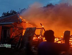 Satu Rumah Permanen di Kadawung Pabuaran Subang Dilalap Si Jago Merah