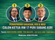 Pejabat Daerah dan Guru Teladan Nasional “Uji” Visi Calon Ketua RW 17 Puri Subang Asri