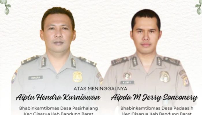 Dua Polisi Gugur Saat Tugas Kemanusiaan di Cisarua, Kodam Siliwangi Tegaskan Itu Kecelakaan Murni