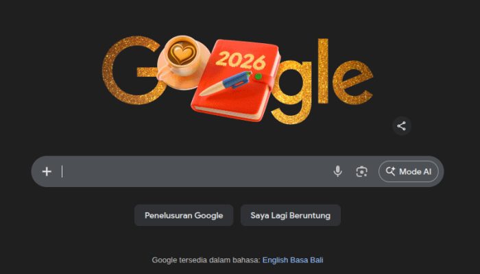 Google Sambut Awal 2026 dengan Doodle Filosofis, Ajak Publik Berhenti Sejenak dan Berefleksi