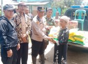 Bantu Korban Banjir Pantura, Polres Subang Kirim Ribuan Paket Beras