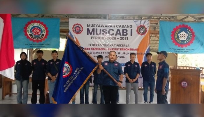 ‎Muscab SP TSK R KSPSI Majalengka Tegaskan Arah Perjuangan Buruh Lima Tahun ke Depan