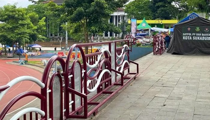Pemasangan Pagar Lapang Merdeka Sukabumi Tuai Kritik