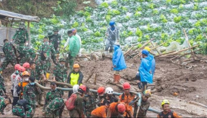 Hari Keenam Pencarian Korban Longsor Cisarua, Tim SAR Berhasil Temukan 55 Jenazah