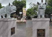 Sempat  Akan Dibongkar, Patung Macan Viral di Kediri Beri Dampak Positif bagi Pedagang