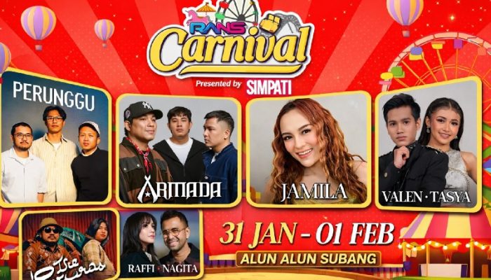 Digelar di Subang, RANS Carnival Akan Sajikan Konser Musik hingga Aksi Donasi Bencana Banjir