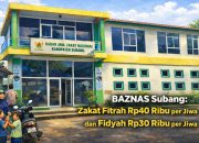 BAZNAS Subang Tetapkan Zakat Fitrah 2026 Sebesar Rp40 Ribu per Jiwa, Fidyah Rp30 Ribu