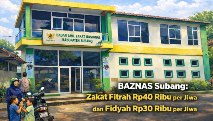 BAZNAS Subang Tetapkan Zakat Fitrah 2026 Sebesar Rp40 Ribu per Jiwa, Fidyah Rp30 Ribu