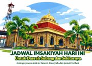 Jadwal Imsakiyah untuk Daerah Kabupaten Subang Rabu 4 Maret 2026