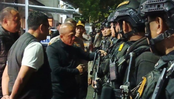 Ratusan Personel Gelar Patroli Skala Besar Cegah Geng Motor di Bandung