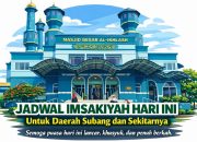 Catat! Jadwal Imsakiyah Subang dan Sekitarnya Rabu, 25 Februari 2026