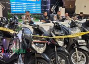 Satreskrim Polres Subang Gulung Komplotan Curanmor, 16 Motor Diamankan