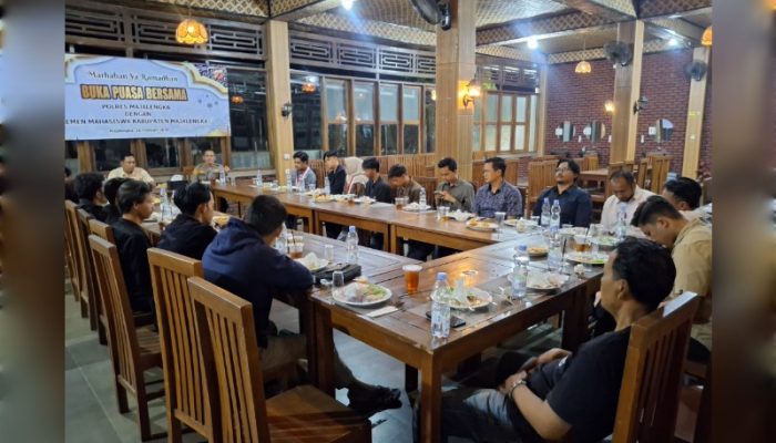 ‎Bangun Dialog Strategis di Bulan Ramadan, Polres Majalengka Rangkul Mahasiswa Bangun Kondusifitas