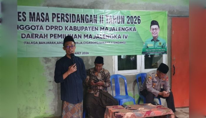Fajar Sidik Dorong Peningkatan SDM Pertanian di Argapura, Infrastruktur Jadi Sorotan Warga