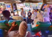 Mudik Gratis Polresta Bandung Bantu Perantau Pulang Kampung Tanpa Biaya