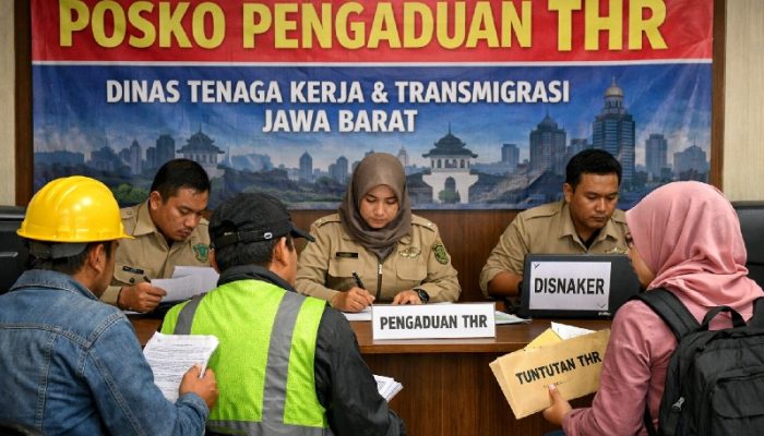 Ratusan Perusahaan di Jabar Diadukan Soal THR Idulfitri 2026