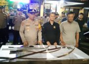 Terendus di Jagat Maya, Polsek Pagaden Subang Gagalkan Tawuran Remaja. 6 Sajam Diamankan