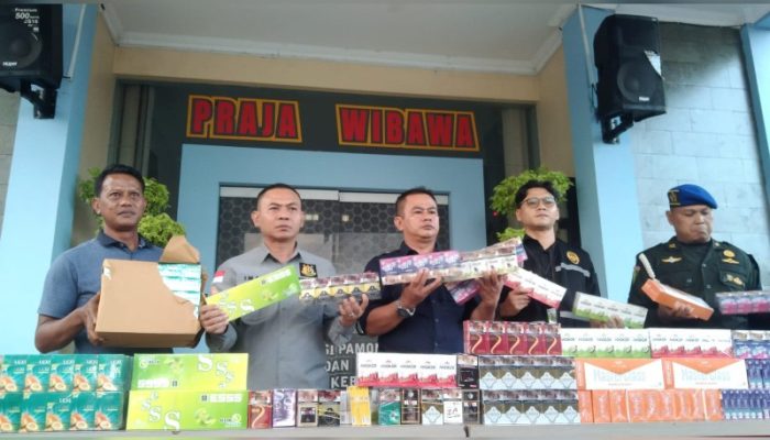 ‎Satgas DBHCHT Majalengka Berhasil Amankan 150 Ribu Batang Rokok Ilegal‎