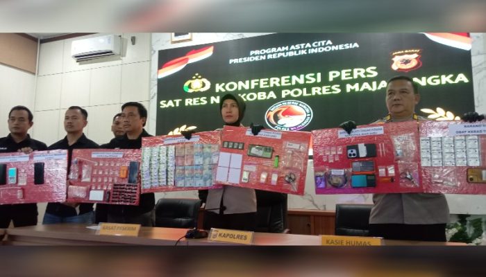 ‎Polres Majalengka Ungkap 6 Kasus Narkoba Dua Bulan Terakhir, 7 Tersangka Diamankan‎‎