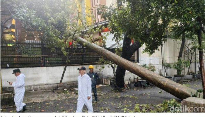 Hujan Badai Terjang Bandung, 109 Titik Terdampak dan Satu Warga Tewas Tertimpa Pohon