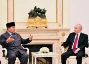 Pererat Hubungan Bilateral, Presiden Prabowo Temui Vladimir Putin di Kremlin