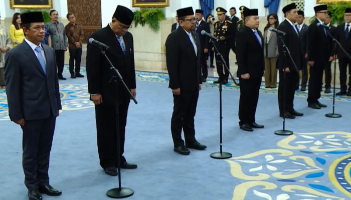 Reshuffle Kabinet Prabowo, Enam Pejabat Baru Resmi Dilantik di Istana