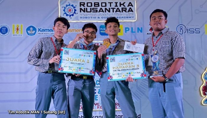 Juara Nasional, Tim Robotik MAN 1 Subang Melaju di World Robotic Center Competition 2026 Malaysia