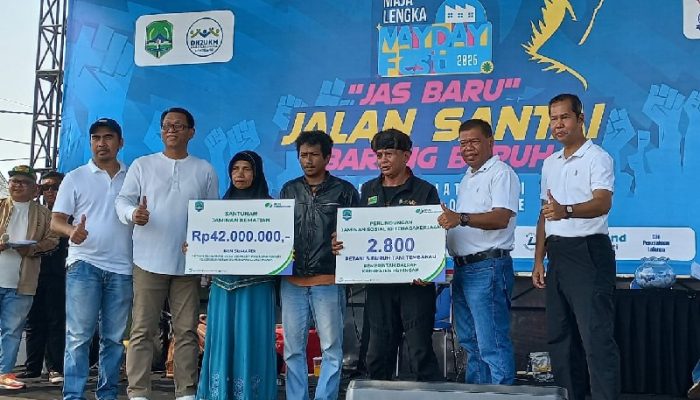 Jalan Santai May Day 2026, Bupati Eman Pastikan Kesempatan Kerja Tanpa Diskriminasi