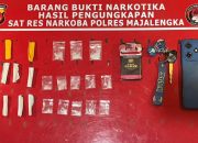 ‎Polres Majalengka Tangkap Pengedar Sabu, Amankan 13 Paket Siap Edar‎‎