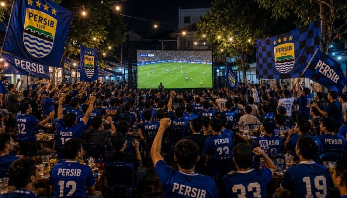 Mapag Persib Hattrick, Puri Subang Asri Gelar Nobar Persib vs Persijap