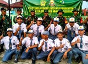 Cegah Kenakalan Remaja dan Bolos Sekolah,Koramil Pabuaran Subang Gembleng Puluhan Siswa SMA