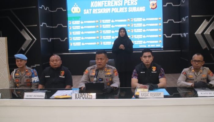 Modus Rusak Kunci Kontak, Pelaku Curanmor di Dawuan Dibekuk Polres Subang