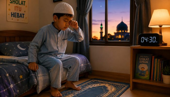 Tak Perlu Marah-Marah, Ini Cara Mengajak Anak Rajin Sholat Subuh
