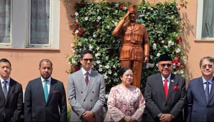Jejak Diplomasi Bung Karno Abadi di Italia, Patung Presiden Pertama RI Diresmikan di Roma