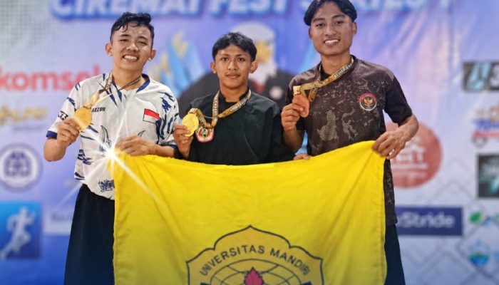 Tim Pencak Silat Universitas Mandiri Subang Raih Juara Umum 3 di Ciremai Fest 2026