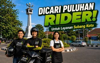 PHRAnterin Buka Pendaftaran Rider, Layani Antar Lokal di Kota Subang
