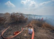 Kebakaran Eks TPA Panembong Diduga Jadi Sumber Asap yang Selimuti Subang